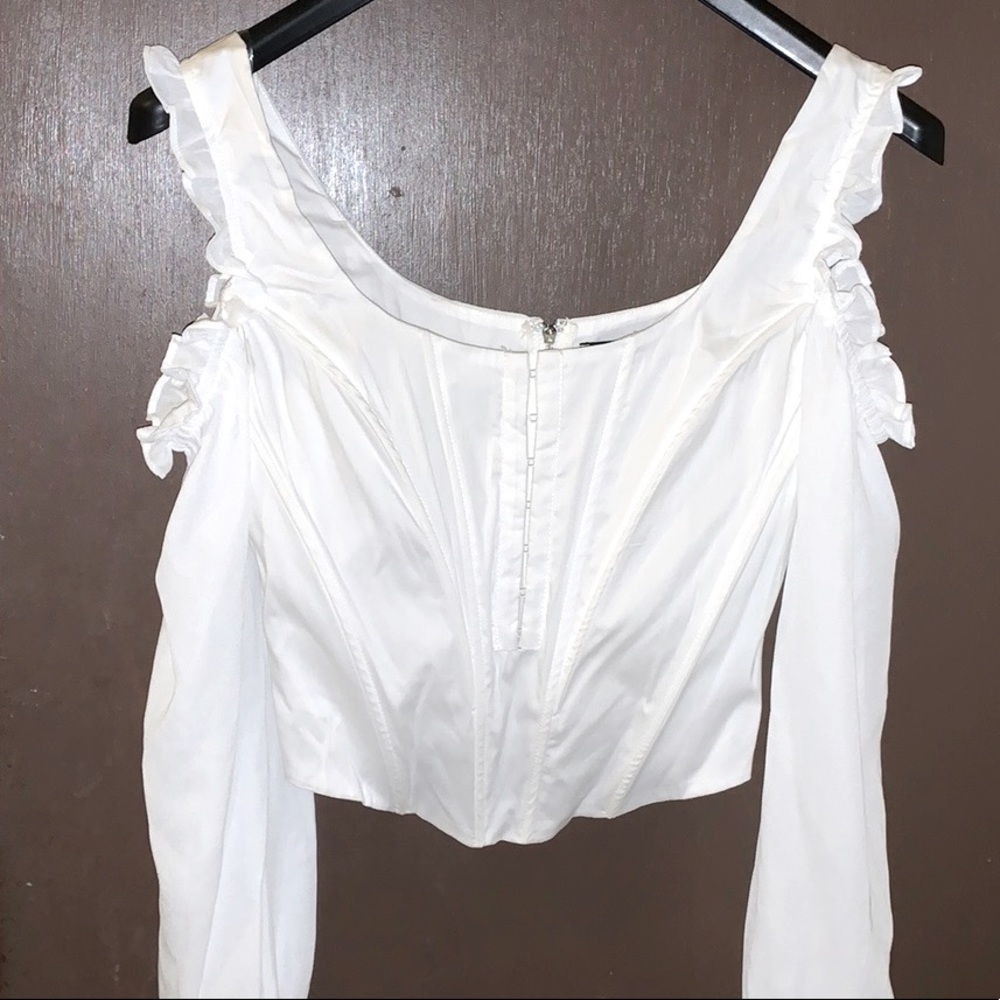 White Corset Blouse